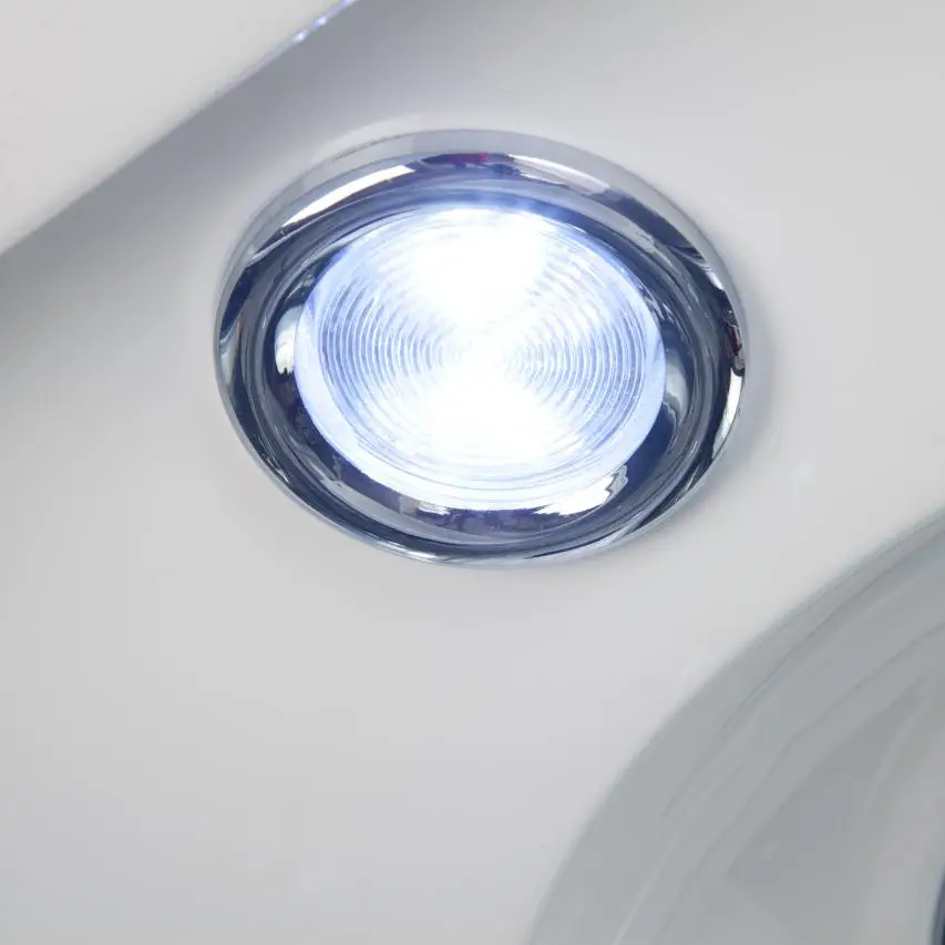 Dettaglio illuminazione LED per cromoterapia della doccia multifunzione mod. Maui Dettaglio illuminazione LED per cromoterapia della doccia multifunzione mod. Maui