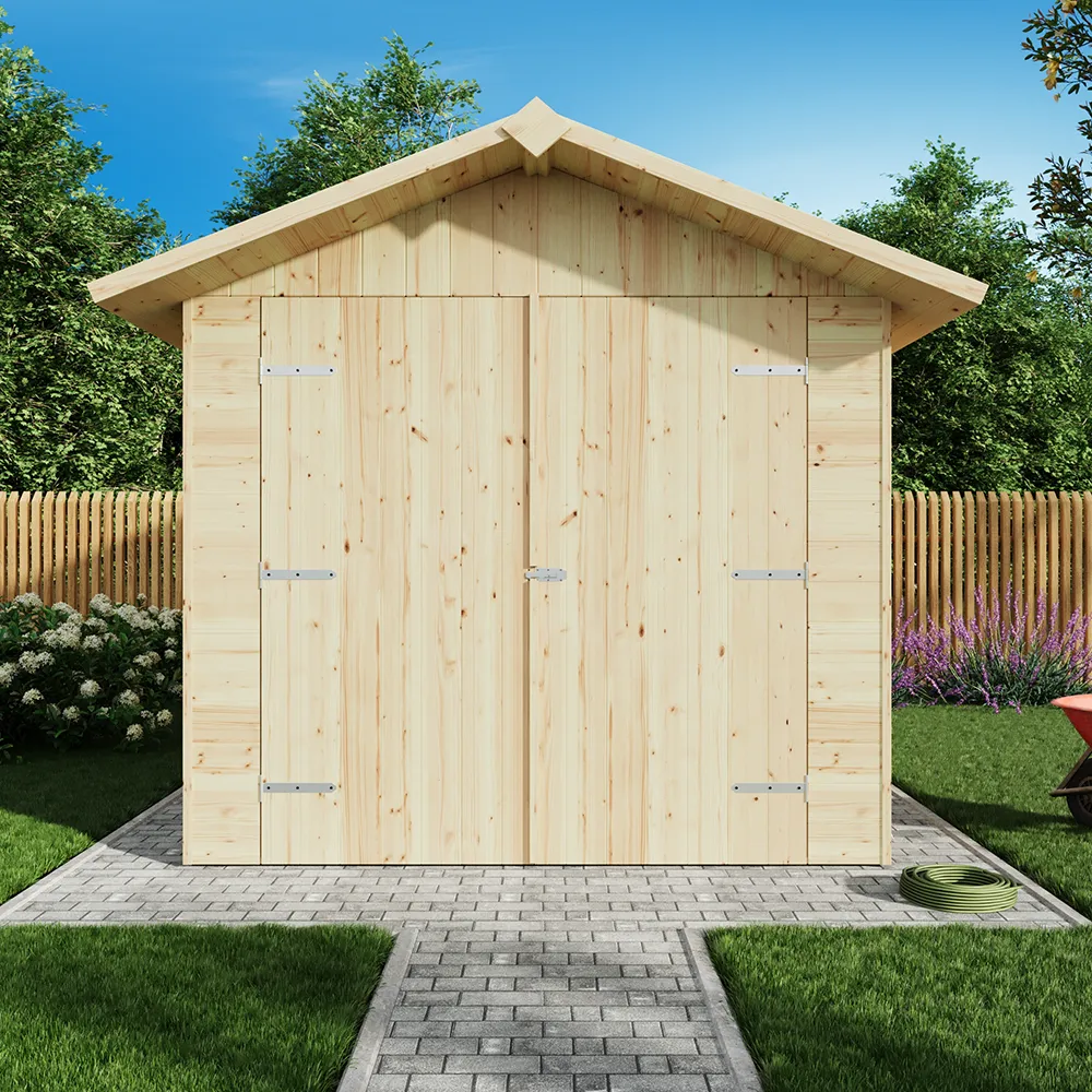 Casetta in legno 258x414cm porta doppia - 9,02 metri quadri Casetta in legno 258x414cm porta doppia - 9,02 metri quadri