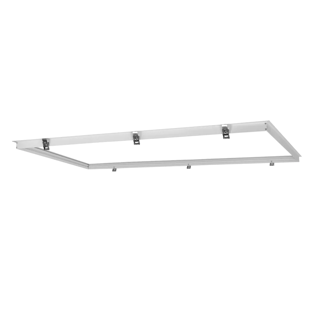 Cornice a incasso per cartongesso per pannello LED 120x30