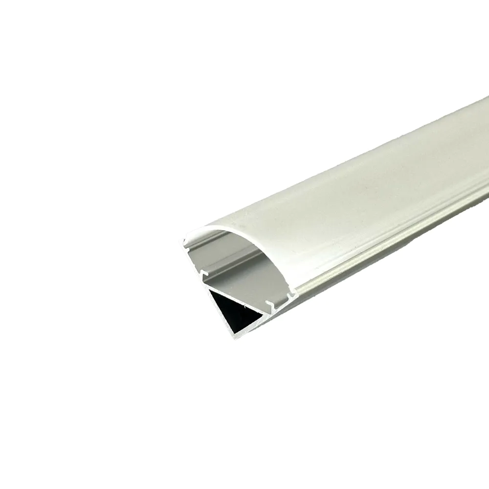 Profilo angolare in alluminio silver 1mt per striscia led