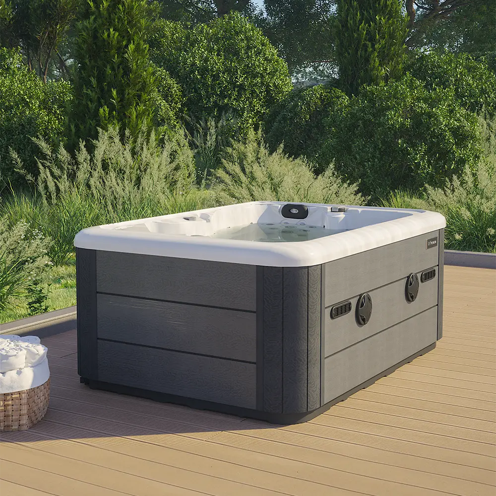 Minipiscina vasca idromassaggio 195x140x75,5 cm da esterno 2 persone | Duo Minipiscina vasca idromassaggio 195x140x75,5 cm da esterno 2 persone | Duo