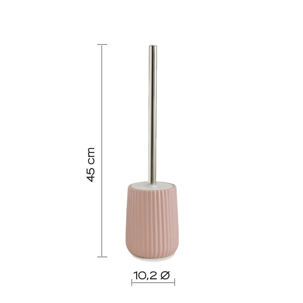 Portascopino Gedy in ceramica rosa | Marika