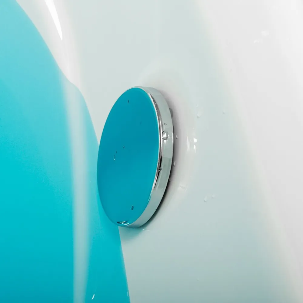 Valvola di scarico in ABS cromato della vasca idromassaggio Heaven Valvola di scarico in ABS cromato della vasca idromassaggio Heaven