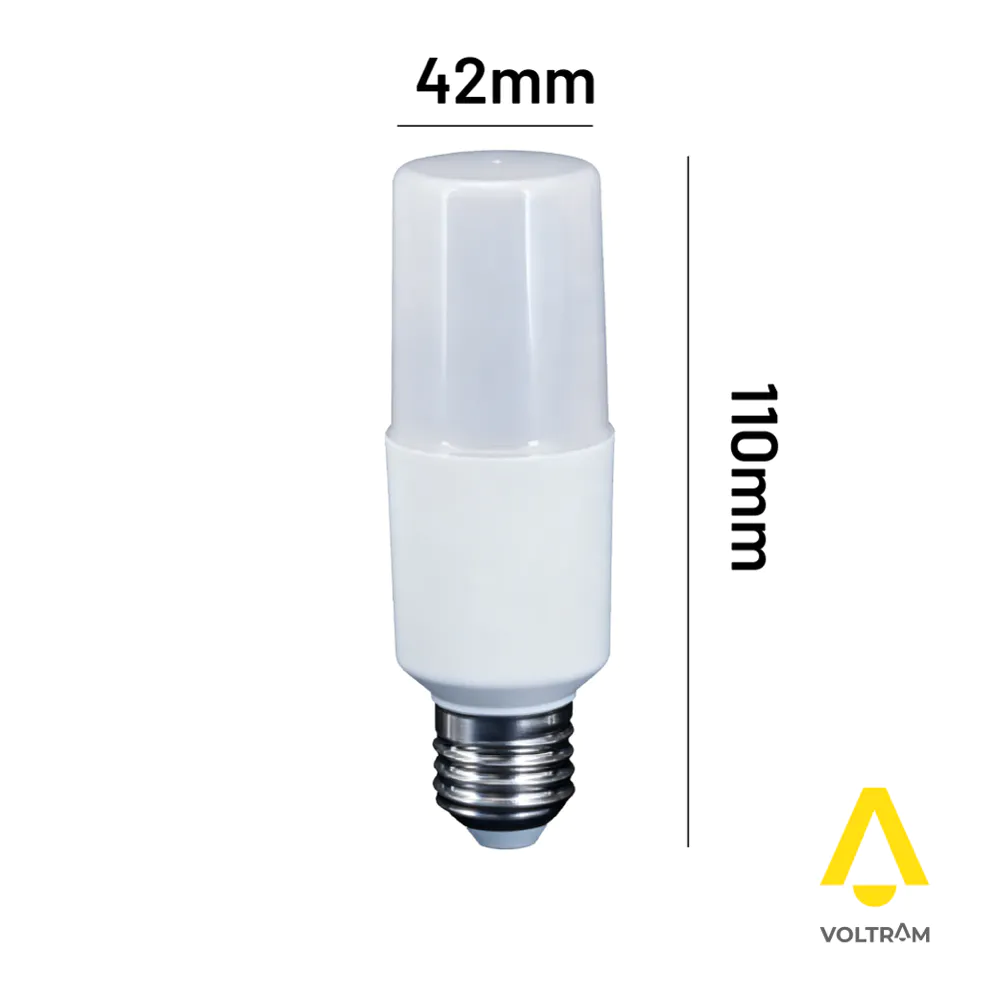 Lampadina LED E27 9W 900LM T37 bianco caldo 2700K