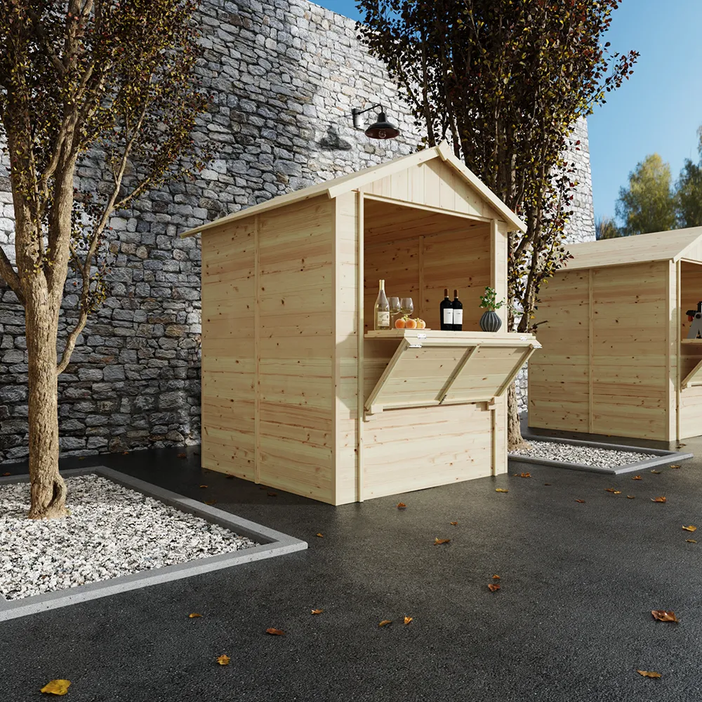 Chiosco in legno 172x174 cm 1 anta Chiosco in legno 172x174 cm 1 anta